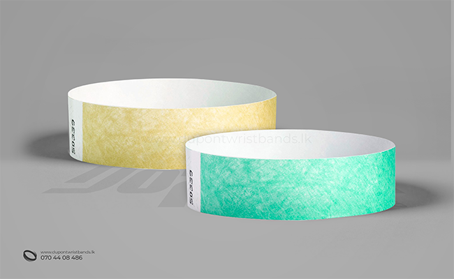  solid colour paper hand bands / wristbands